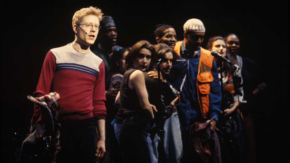 PS - Rent - Anthony Rapp - Jesse L. Martin - Idina Menzel - 1996 - Joan Marcus